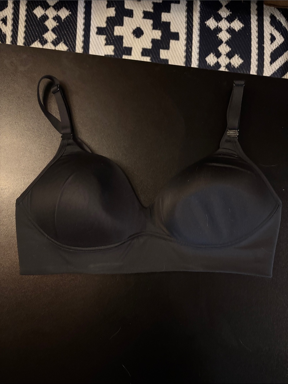 Warner's Black Smooth Wireless T-Shirt Bra